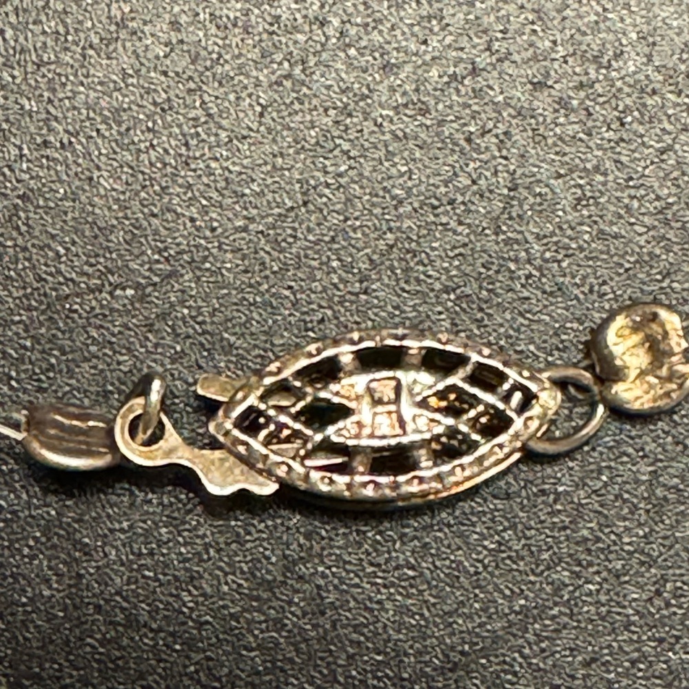 Floating Pearl Necklace - 16” - Picture 3 of 6